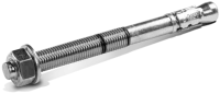 Zinc plated throughbolt R-XPT 12x100 mm - cardboard box - 50 pcs.
